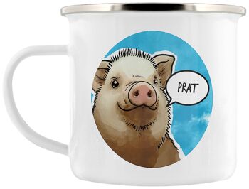 Mignon mais abusif - Tasse en émail Prat 3