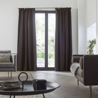 Curtain LINA Anthracite gray 350x280 cm