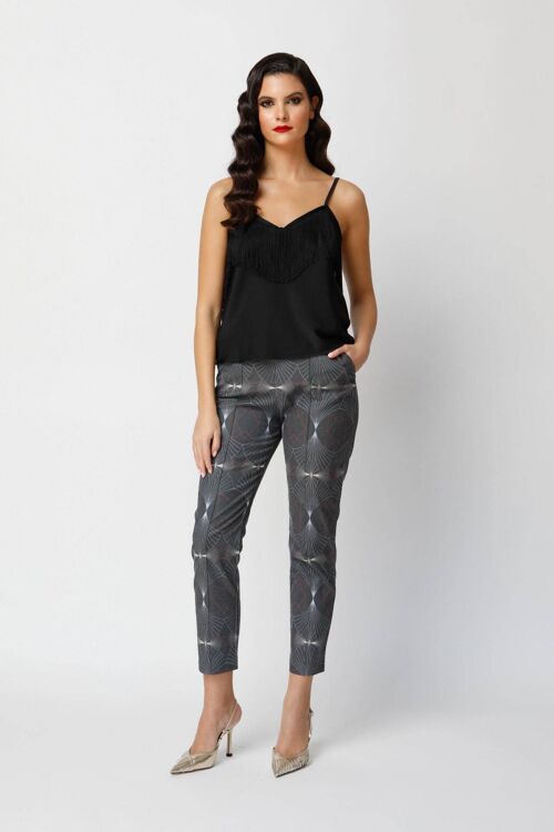 Classic Straight Leg Pants with Side Pockets
