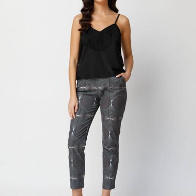 Classic Straight Leg Pants with Side Pockets