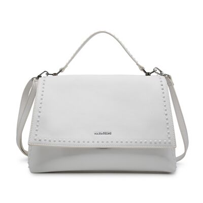 Samia satchel bag white