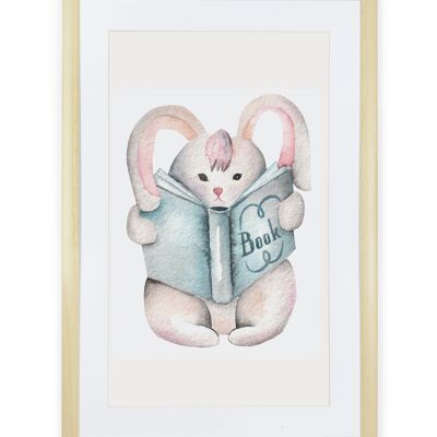 Moulures decoratives rabbit book multicolor