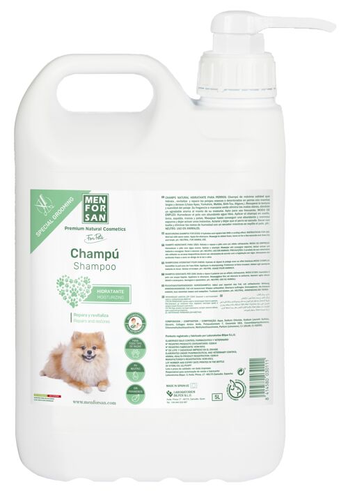 CHAMPU HIDRATANTE PERROS 5L (2 Ud/caja)