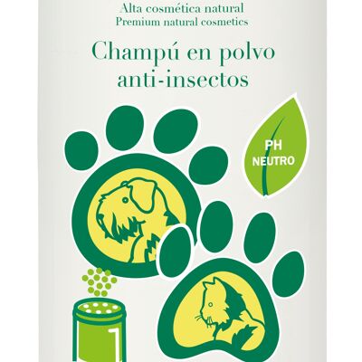 CHAMPU EN POLVO ANTI-INSECTOS PERROS Y GATOS 250GR (14 Ud/caja)