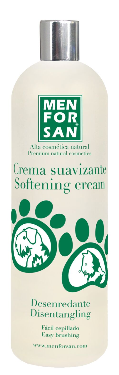 CREMA SUAVIZANTE DESENREDANTE PERROS Y GATOS 1L (15 Ud/caja)