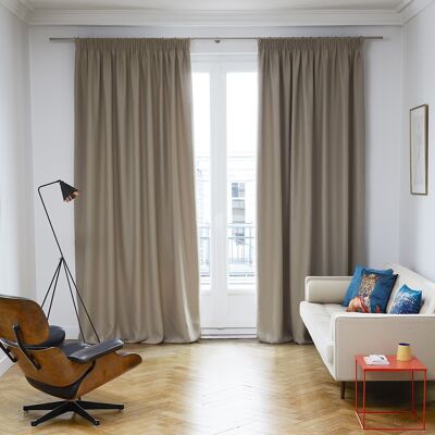 Curtain / Lining NIGHT Light beige 140x350 cm