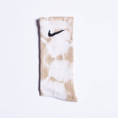 Nike Custom Tie-Dye Socks - Desert Sand