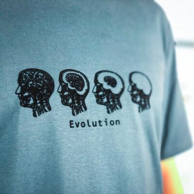 Camiseta de evolución para hombre