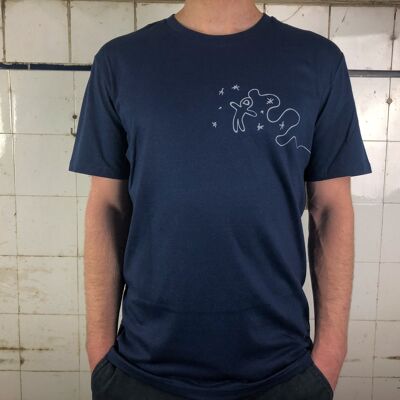 T-shirt homme Spaceman (imprimé gris)