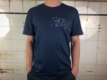 T-Shirt Homme Astronaute (Imprimé Gris) 1