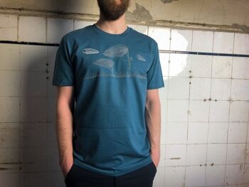 T-shirt Zeppelin homme (imprimé gris) 7