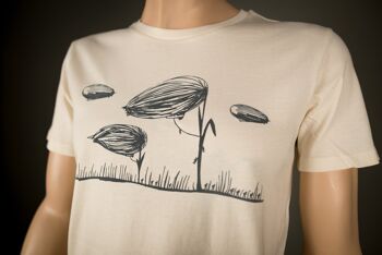T-shirt Zeppelin homme (imprimé gris) 9