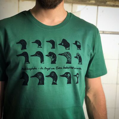 T-shirt da uomo con fobia dell'anatra