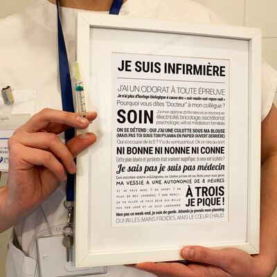 Poster "I AM A NURSE"