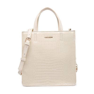 Bolso shopper pequeño Coco blanco