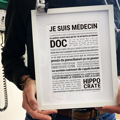 Poster "I AM A DOCTOR"