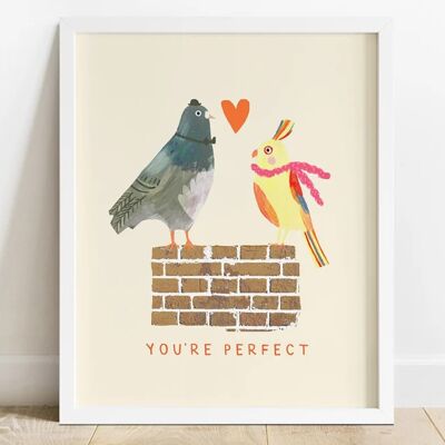 Perfect Bird Print A4