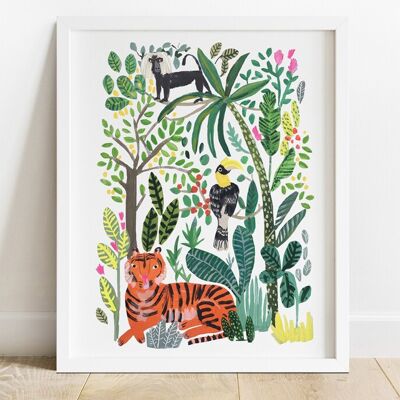 Indian Jungle Print A4