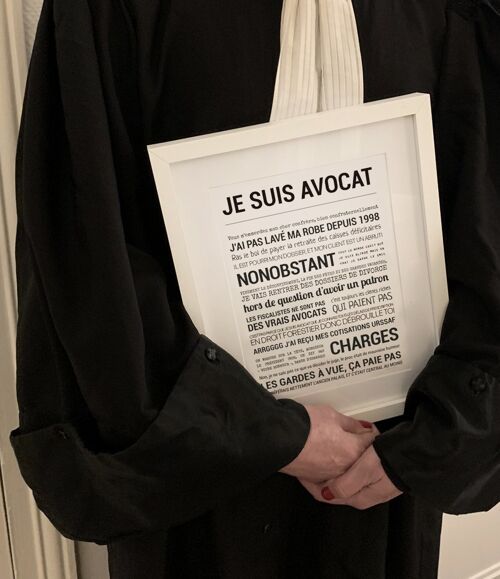 Affiche "JE SUIS AVOCAT"