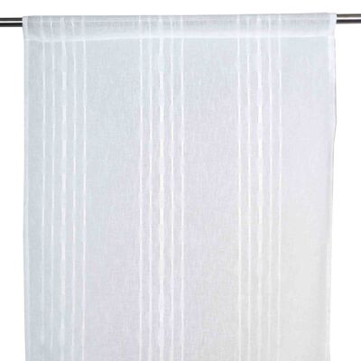 MYKONOS White sheer curtain 60x290 cm