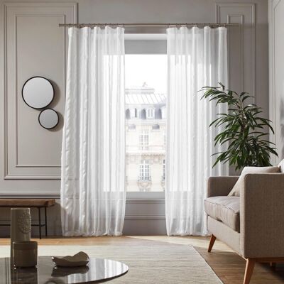 PAROS White sheer curtain 200x280 cm