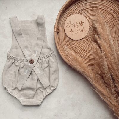 Bohdi Unisex Romper - Natural A