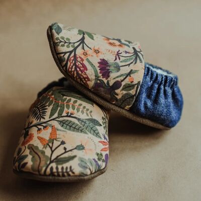 Folk Floral Slipper A