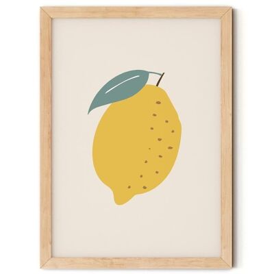 Lemons Nursery Print - A3 (Unframed)