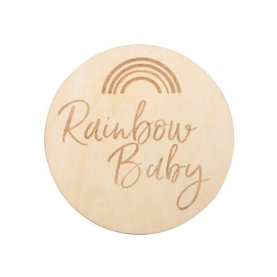 Rainbow Baby Milestone Disc