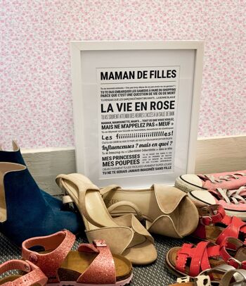 Affiche "MAMAN DE FILLES" 2