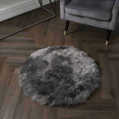 Grey Circle Sheepskin - Circle 70cm