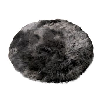 Peau de Mouton Cercle Gris - Cercle 70cm 2