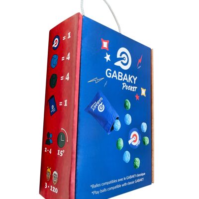 GABAKY Pocket - Pétanque sur cible -8 jeux