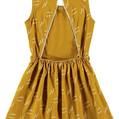 Mustard "classic" dress - Mustard