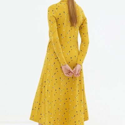 Sweet mustard long dress - Mustard