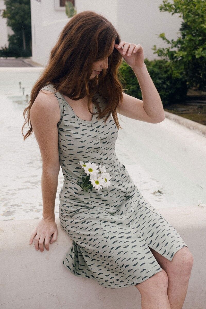 Eva Green Reflections Kleid - Grün