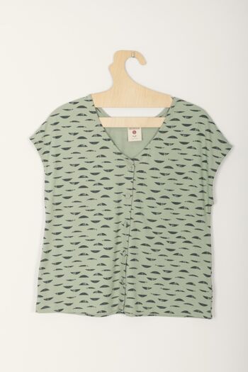 T-shirt Elaine Reflections Vert - Vert 6