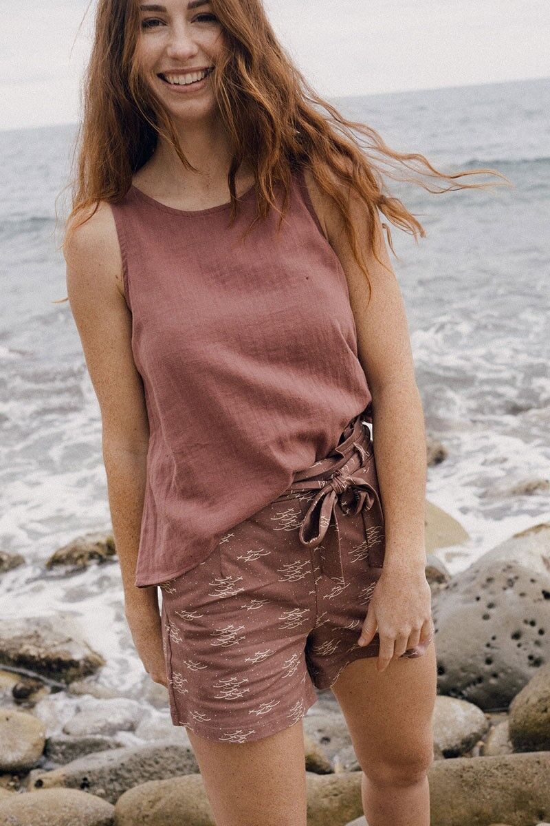 Eneida Mauve Top - Mauve