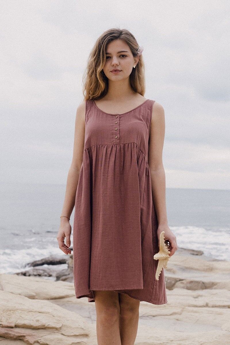 Elvia Mauve Kleid - Mauve