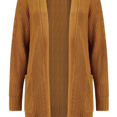 Shantal ocher knit jacket - Mustard