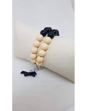 Bracelet avec perles de résine fait à la main en Italie 1