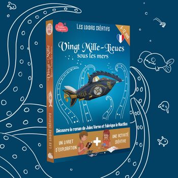 Achat Coffret fabrication sous-marin pour enfant +1 livre - Kit