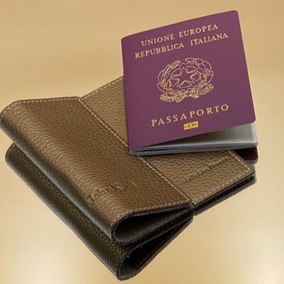Porta pasaporte Jet Lag Gold