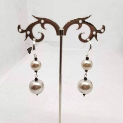 Earrings with pearls handmade in Italy