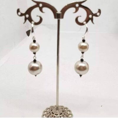 Earrings with pearls handmade in Italy
