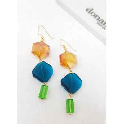 Three colors earrings