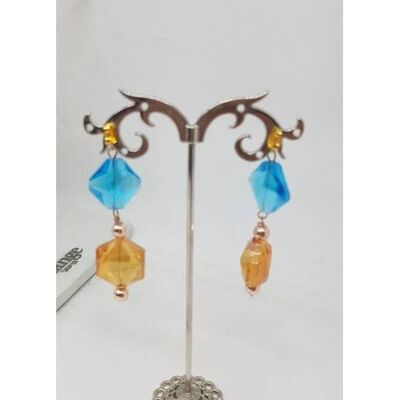 Handmade in Italy crystal earrings - R19