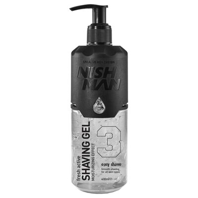 NISHMAN GEL DE AFEITADO Nº 3 400 ML