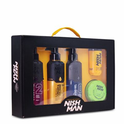 SET NISHMAN MEN CARE 5 EN 1 - CAJA REGALO