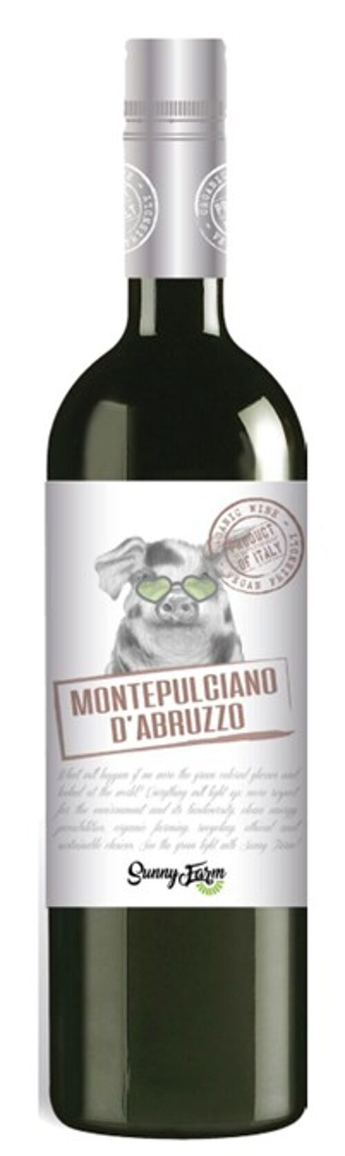 Sunny Farm –  Montepulciano DOC D’Abruzzo Certifié Bio et Vegan